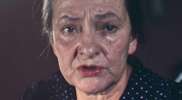  Hanna Skarżanka w filmie Ewy i Czesława Petelskich "Urodziny młodego warszawiaka" z 1980 roku.  