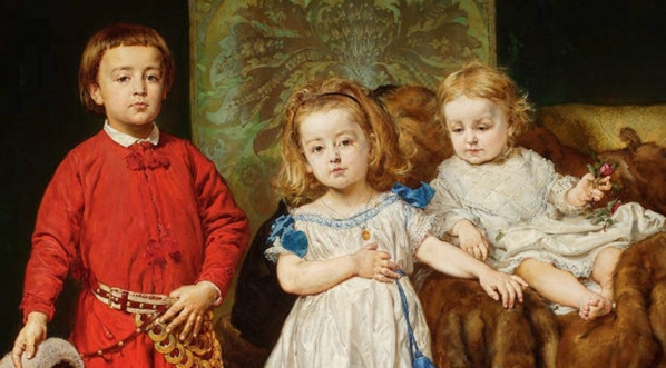  "Portret trojga dzieci artysty: Tadeusza, Heleny i Beaty" Jana Matejki.  