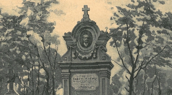  Pomnik nagrobny Władysława Sabowskiego na cmentarzu Powązkowskim.  