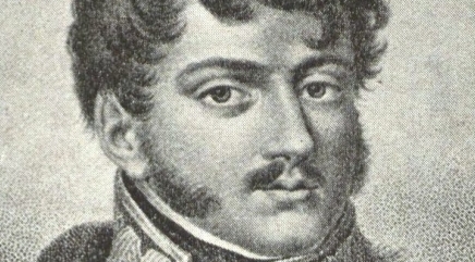 "Książę Józef Poniatowski, (według współczesnego portretu)."  
