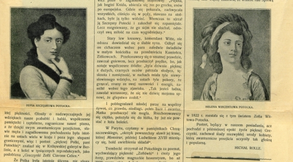  Jeden z artykułów prasowych napisanych przez Michała Rolle.  