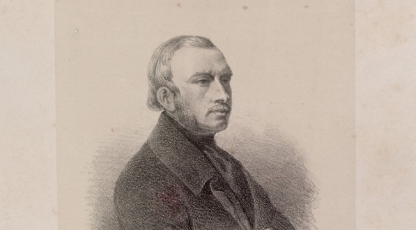  Zygmunt Krasiński, grafika portretowa (autor: Ary  Scheffer, 1856-1865 r.)  