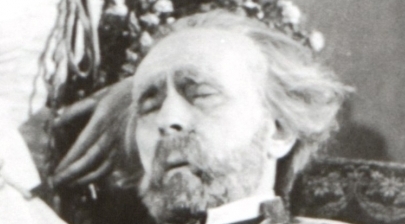  Ludwik Solski jako Horsztyński i Elżbieta Barszczewska jako Salomea w "Horsztyńskim" Juliusza Słowackiego.  