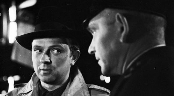  Scena z filmu Wandy Jakubowskiej "Spotkania w mroku" z 1960 roku.  