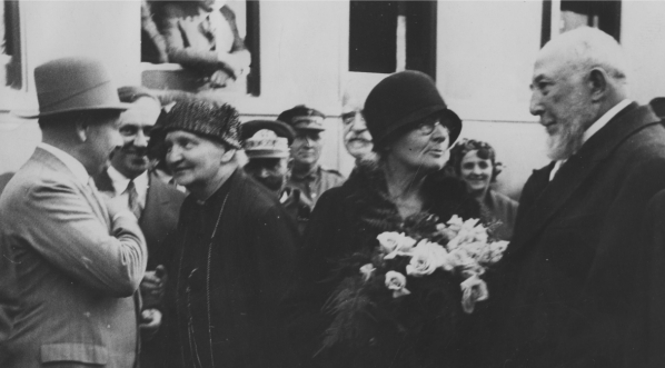  Uroczystość otwarcia Instytutu Radowego im. Marii Skłodowskiej-Curie przy ul. Wawelskiej w Warszawie, 29.05.1932 r.  