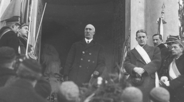  Uroczystości we Lwowie z okazji obchodów rocznicy obrony miasta w listopadzie 1930 roku.  