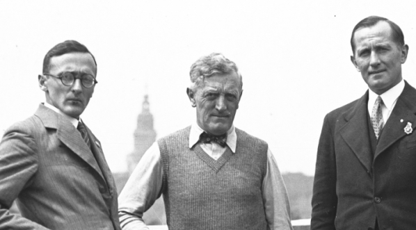  Trener polskich kolarzy Walter Rutt w Krakowie w lipcu 1934 r.  