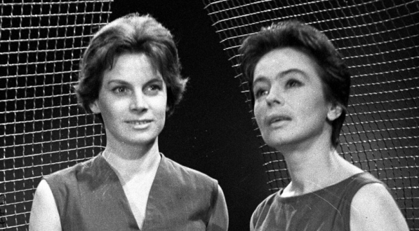  Aktorki Alicja Pawlicka i Danuta Szaflarska.  