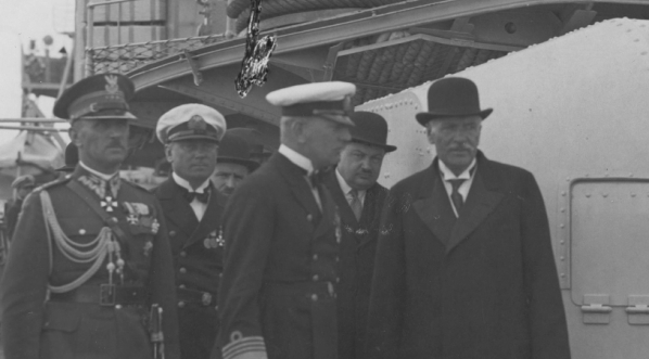  Powrót prezydenta RP Ignacego Mościckiego z wizyty oficjalnej w Estonii 13.08.1930 r.  
