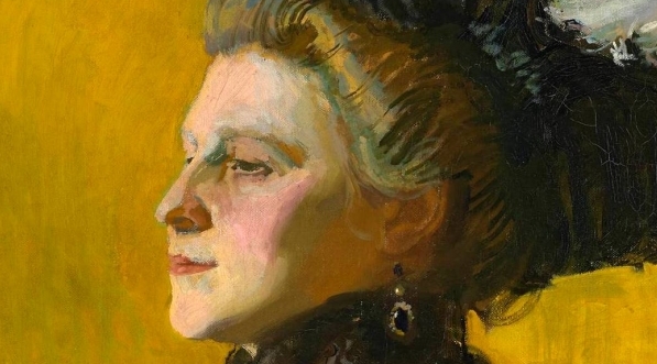  "Portret żony artysty, Jadwigi z Janakowskich" Józefa Mehoffera.  