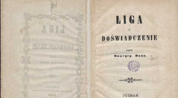  Maurycy Mann "Liga i doświadczenia" (strona tytułowa)  