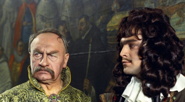  Władysław Hańcza i Leszek Teleszyński w filmie Jerzego Hoffmana "Potop" z 1974 roku.  