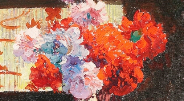  "Kwiaty w wazonie" Leona Wyczółkowskiego.  