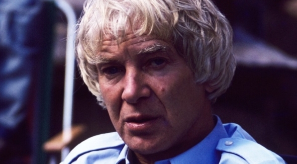  Janusz Nasfeter podczas realizacji filmu "Moja wojna, moja miłość" z 1975 roku.  