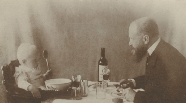  Karol Lanckoroński z synem Antonim.  