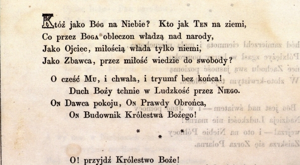  "Przyjdź Królestwo Boże!" Antoniego Edwarda Odyńca.  