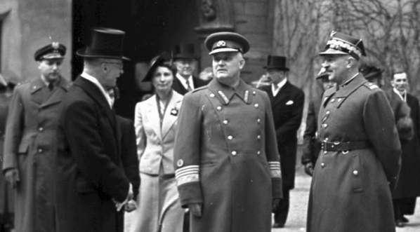  Wizyta naczelnego wodza armii estońskiej gen. Johana Laidonera w Krakowie  w kwietniu 1939 roku.  