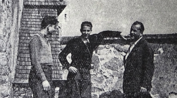  Wycieczka z synami w Orawskich Zamkach w 1934 roku.  