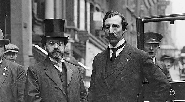  Zygmunt Stojowski i Ernest Schelling w 1917 roku.  