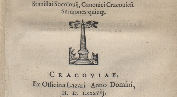  Stanisław  Sokołowski "Nuntius salutis, sive de Incarnatione, ad laudem Divini nostri Iesu Christi [...] Stanislai Socolouij [...] sermones quinque." (strona tytułowa)  