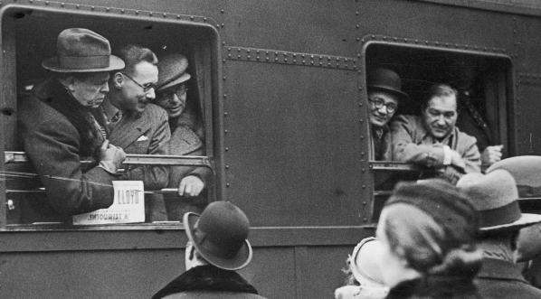  Wyjazd polskich filmowców z Warszawy do Moskwy 19.02.1935 r.  
