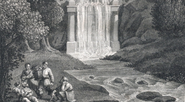  "Świątynia Kanopa w Sofiówca.  Szkicował l. Fuhrman.  Sztychował Ginther w Dreźnie."  