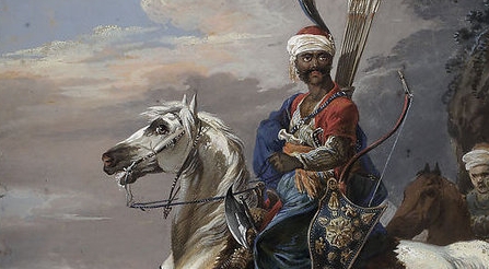  "Jeździec wschodni" Aleksandra Orłowskiego.  