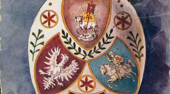  Reprodukcja rysunku Tadeusza Rybkowskiego (pocztówka)  