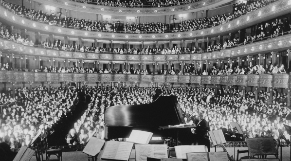  Koncert pianisty Józefa Hofmanna w Metropolitan Opera 28.11.1937 r.  