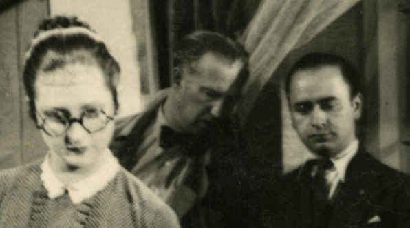  Na planie filmu Mieczysława Krawicza "Dwie Joasie" z 1935 roku.  