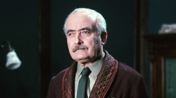  Jan Kreczmar w filmie Krzysztofa Zanussiego "Rola" z 1971 roku.  