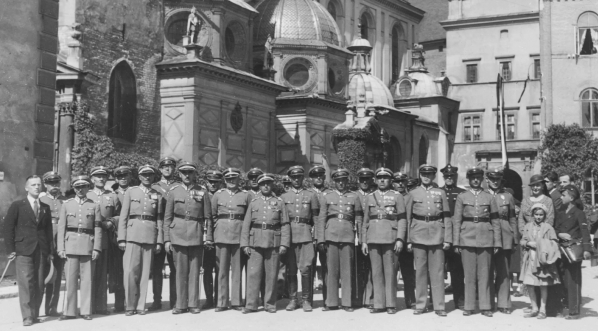  Zjazd Związku byłych uczestników Wojskowej Straży Kolejowej w czerwcu 1935 roku w Krakowie.  