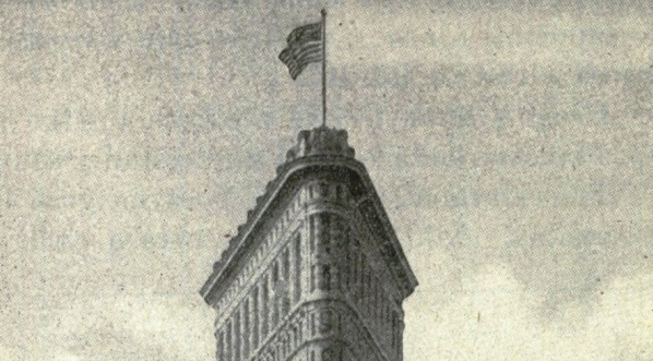  "Flatiron budynek w Nowym Yorku."  