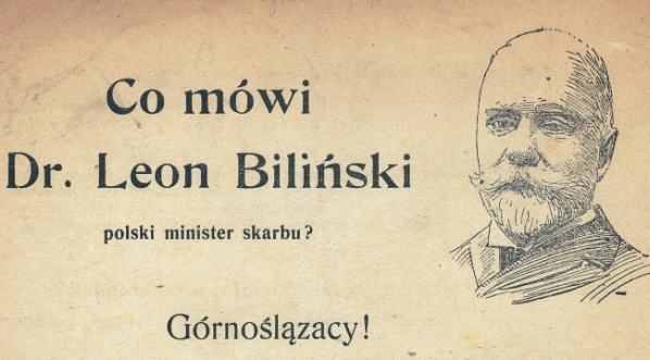  "Co mówi Dr. Leon Biliński polski minister skarbu".  