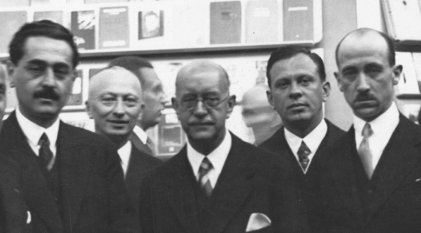  Otwarcie wystawa książki radzieckiej, ilustracji książkowej i plakatu w Warszawie 5.11.1934 r.  