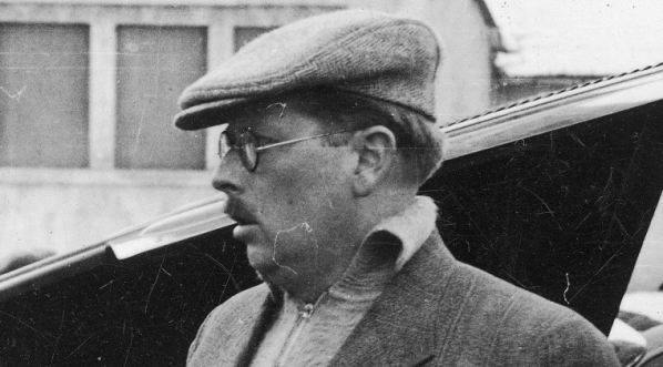 Uczestniczący w rajdzie samochodwym Touring Klubu Witold Rychter w marcu 1939 roku.  