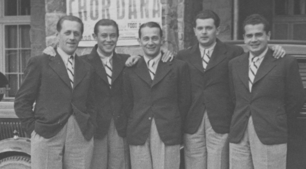  Chór Dana podczas tournee po Polsce w lipcu 1936 roku.  