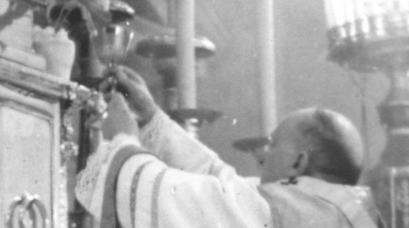  Msza Św. w bazylice św. Stanisława w Wilnie 5.04.1937 r.  