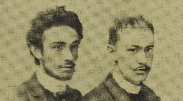  Emil Haecker i Tadeusz Reger po relegowaniu z uniwersytetu w 1893 r.  
