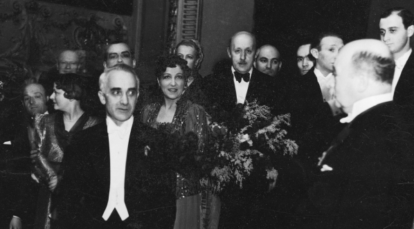  Jubileusz 25-lecia pracy scenicznej Mariana Rentgena w Filharmonii Warszawskiej 9.12.1937 r.  