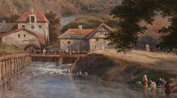  "Popławy koło Wilna" Bolesława Michała Rusieckiego.  