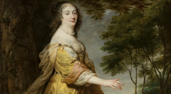  "Portret Marii Ludwiki Gonzagi (1611-1667), przyszłej królowej Polski" Justusa van Egmont.  
