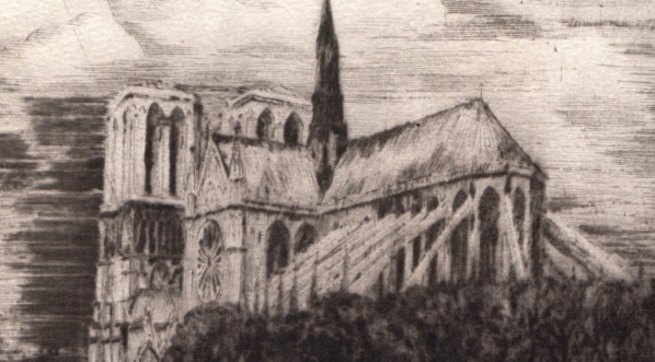  "Katedra Nôtre Dame w Paryżu" Władysława Skoczylasa.  
