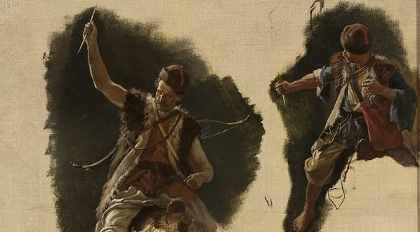  "Szkice kozaków" Józefa Brandta.  