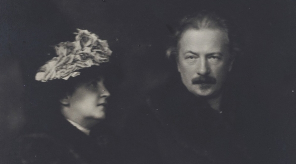  Ignacy Paderewski z żoną Heleną.  
