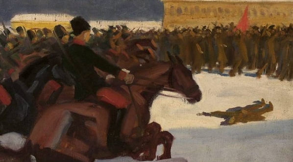  "Demonstracja uliczna 1905 r." Władysława Skoczylasa.  