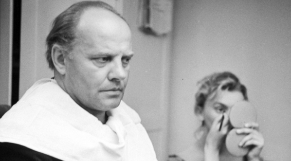  Aleksander Fogiel i Danuta Starczewska w filmie Stanisława Lenartowicza "Zobaczymy się w niedzielę" z 1959 roku.  