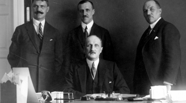  Wizyta ministra skarbu Jerzego Zdziechowskiego w Krakowie w 1926 roku.  