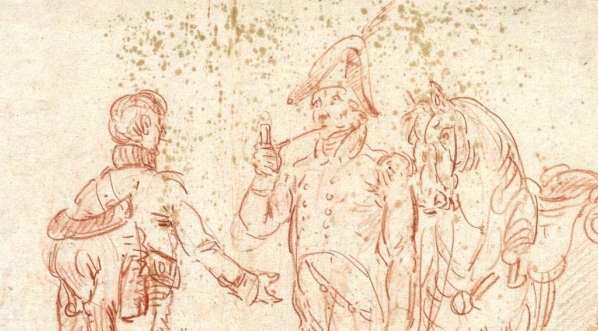  "Dwóch żołnierzy i koń" Aleksandra Orłowskiego.  