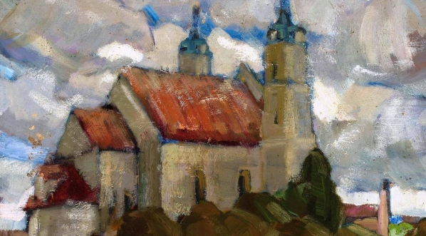  "Kościół wśród drzew" (lub "Kościół św. Jakuba w Wilnie")  Michała Rouby.  